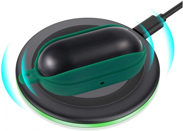 Protective case for Samsung Galaxy Buds (2019), Green Protective case for Samsung Galaxy Buds (2019), Green