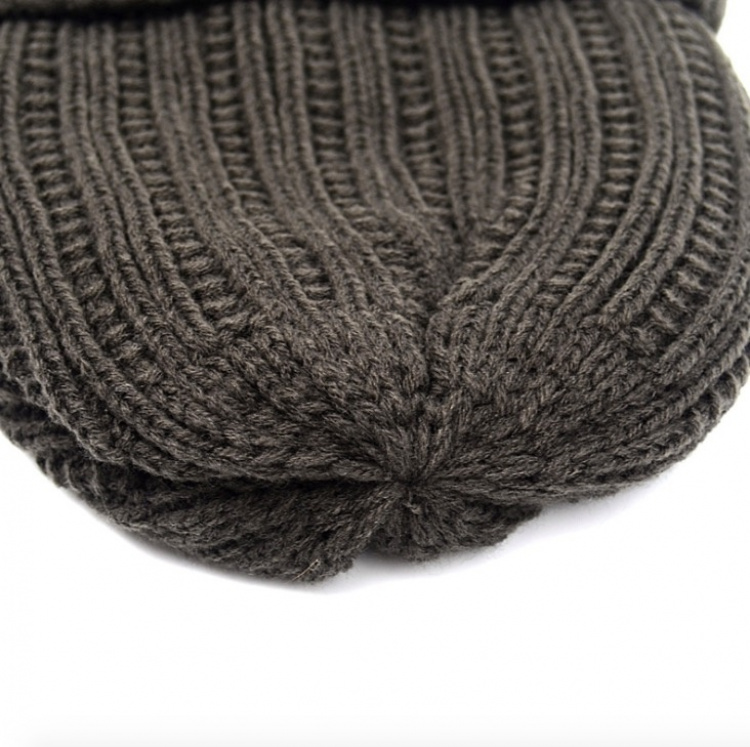 Hat with lining, Gray