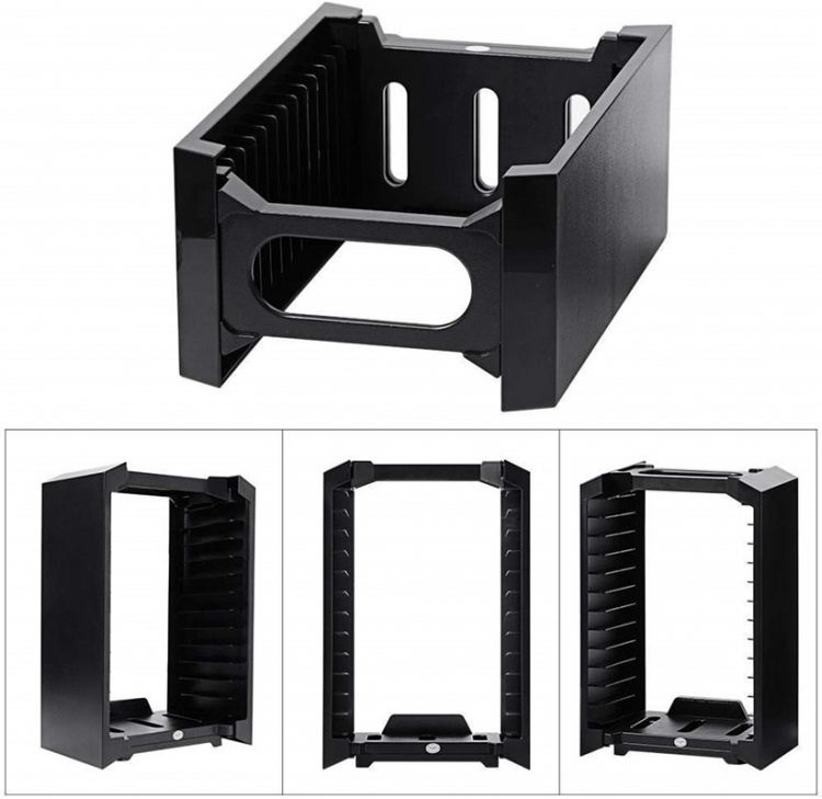 Multifunctional storage stand for PS4, Black Multifunctional storage stand for PS4, Black
