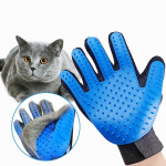 Brush glove for animals, Blue Brush glove for animals, Blue