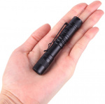 Small flashlight, 13cm, 120lm, Black Small flashlight, 13cm, 120lm, Black