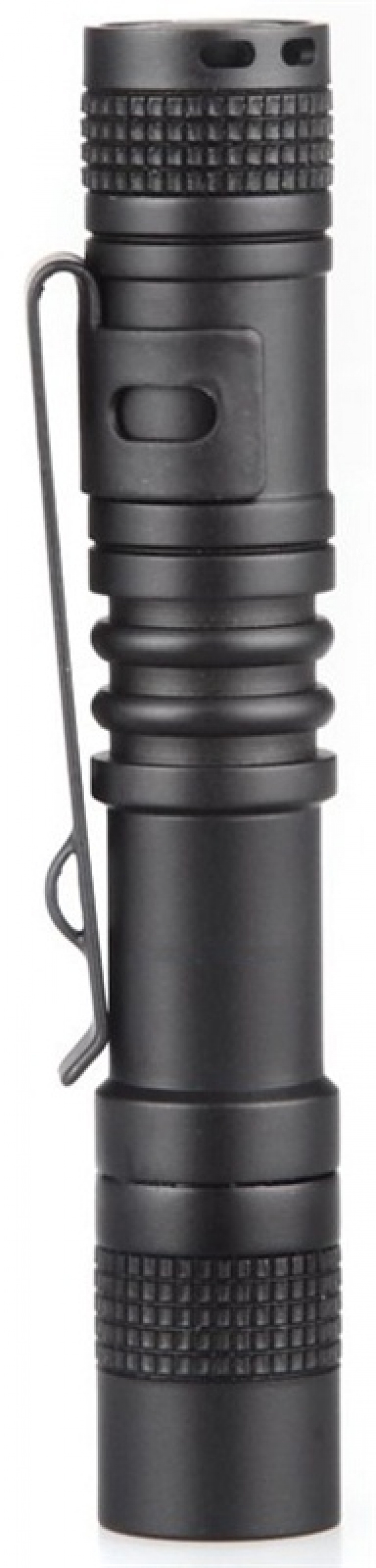 Small flashlight, 13cm, 120lm, Black Small flashlight, 13cm, 120lm, Black