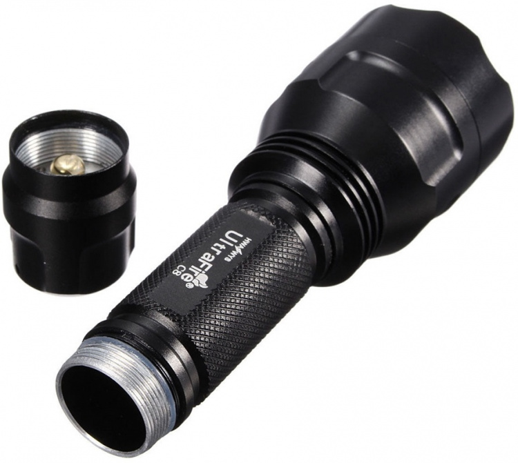 UltraFire Flashlight 400lm, Black UltraFire Flashlight 400lm, Black