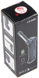 Rechargeable Flashlight 2000mAh, Black Rechargeable Flashlight 2000mAh, Black