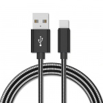 NORDIQZENZ USB-C cable, Silver, 1m