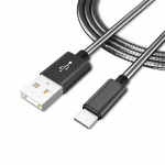NORDIQZENZ USB-C cable, Silver, 1m