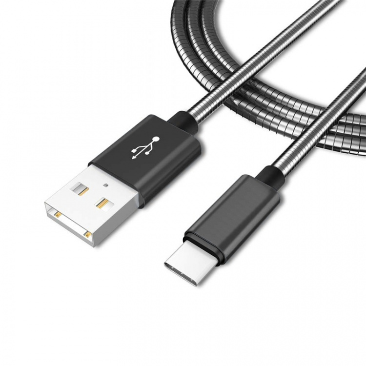 NORDIQZENZ USB-C cable, Silver, 1m