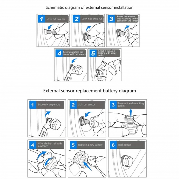 Solar-powered tire pressure monitor Solar-powered tire pressure monitor