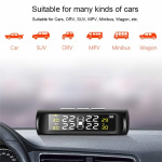 Solar-powered tire pressure monitor Solar-powered tire pressure monitor