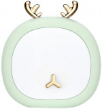 Night light with deer horn, Green