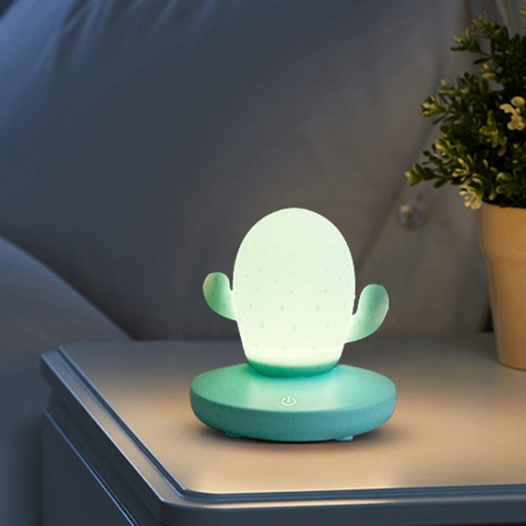 Cactus-shaped night light, Green
