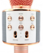 Karaoke microphone with Bluetooth, Rose gold