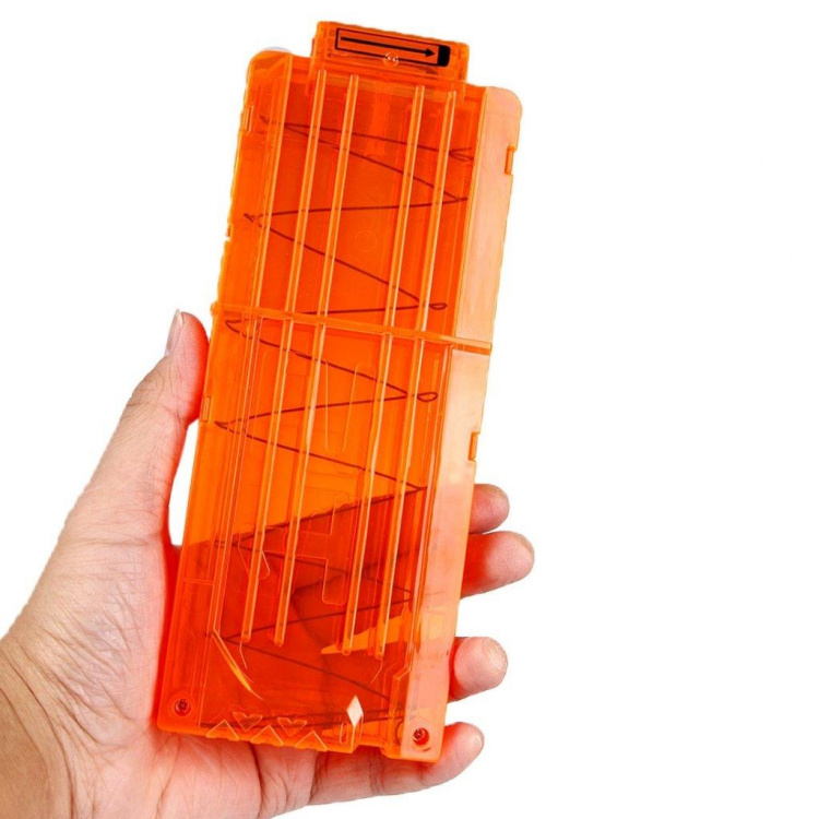 Magazine for Nerf 15 shots, Transparent