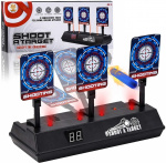 Electric sniper target with scoring