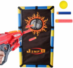 Sniper shooting target with frame