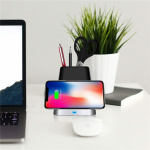 Translation: Space-saving pen holder with wireless Qi charging Translation: Space-saving pen holder with wireless Qi charging