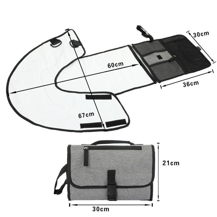 Changing mat To Go, Gray Changing mat To Go, Gray