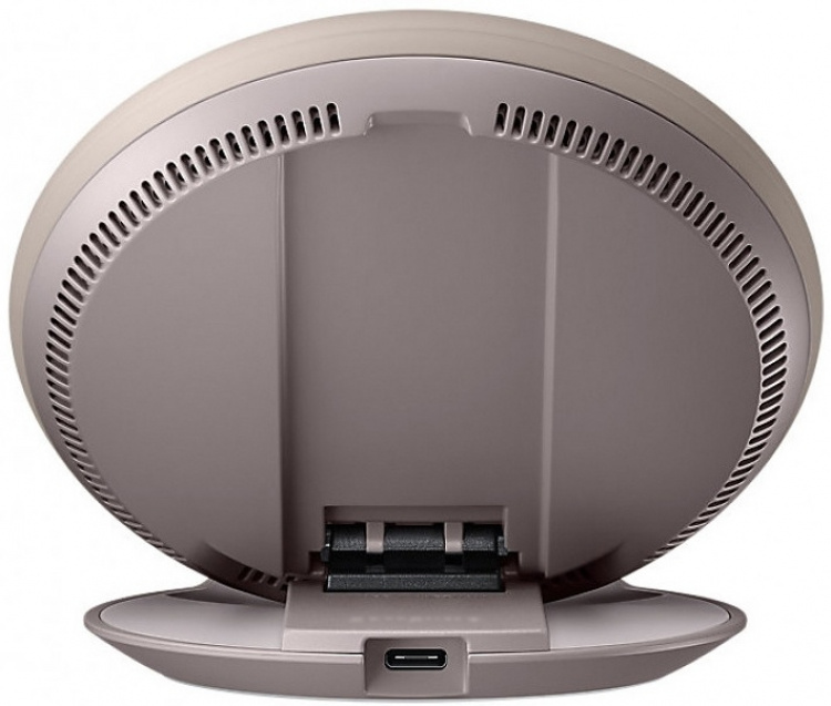 Wireless Qi charging dock, Fast charging, Gold