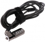 Universal computer lock with code lock, 1,9m