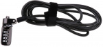 Universal computer lock with code lock, 1,9m