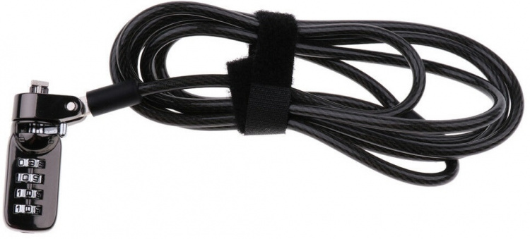 Universal computer lock with code lock, 1,9m