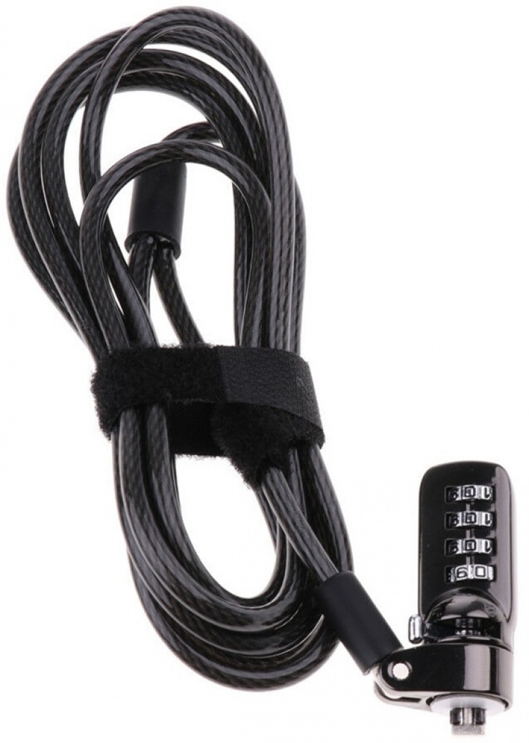 Universal computer lock with code lock, 1,9m
