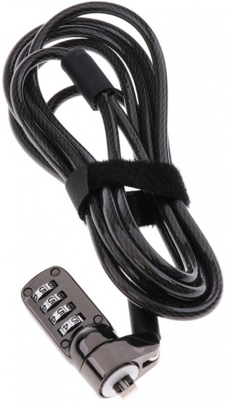 Universal computer lock with code lock, 1,9m
