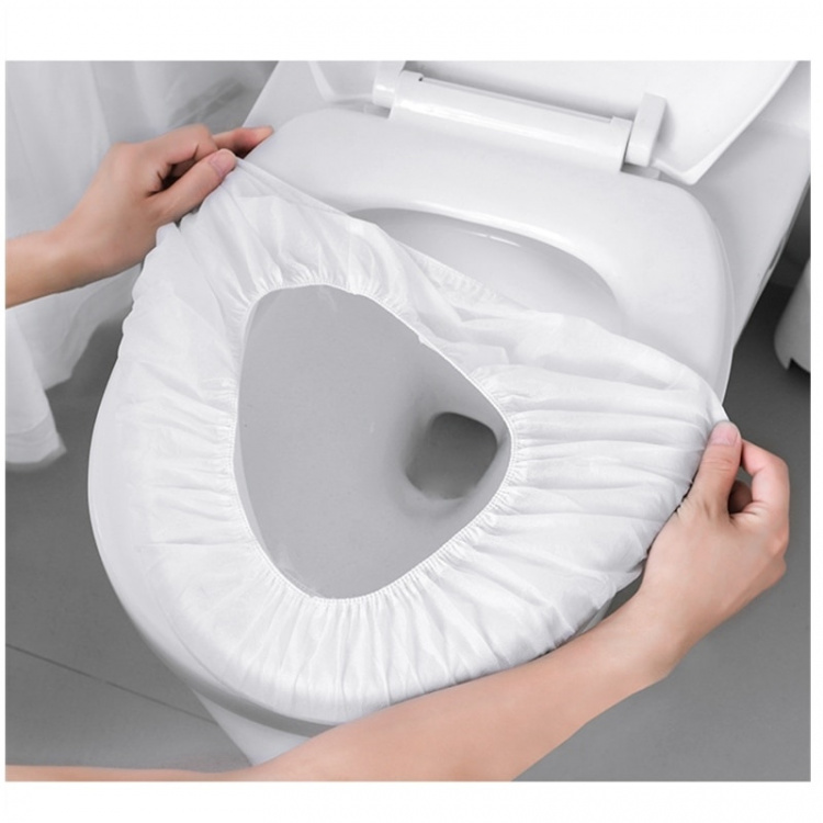 Disposable cover for toilet seat, 50-pack