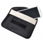 Black bag with RFID protection for cards, phone, car keys, etc. Black bag with RFID protection for cards, phone, car keys, etc.