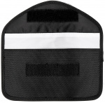 Black bag with RFID protection for cards, phone, car keys, etc. Black bag with RFID protection for cards, phone, car keys, etc.