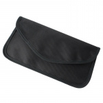 Black bag with RFID protection for cards, phone, car keys, etc. Black bag with RFID protection for cards, phone, car keys, etc.
