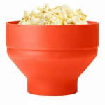 Microwave popcorn bowl, orange Microwave popcorn bowl, orange