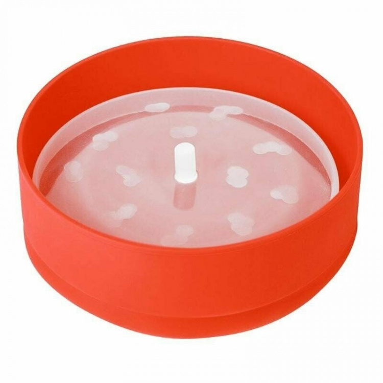 Microwave popcorn bowl, orange Microwave popcorn bowl, orange