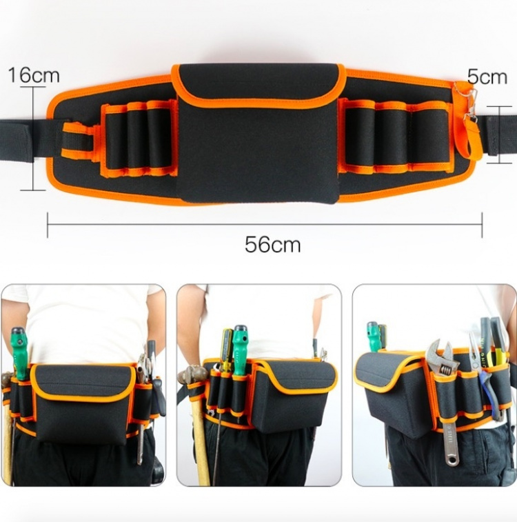 Tool belt, Black/orange Tool belt, Black/orange