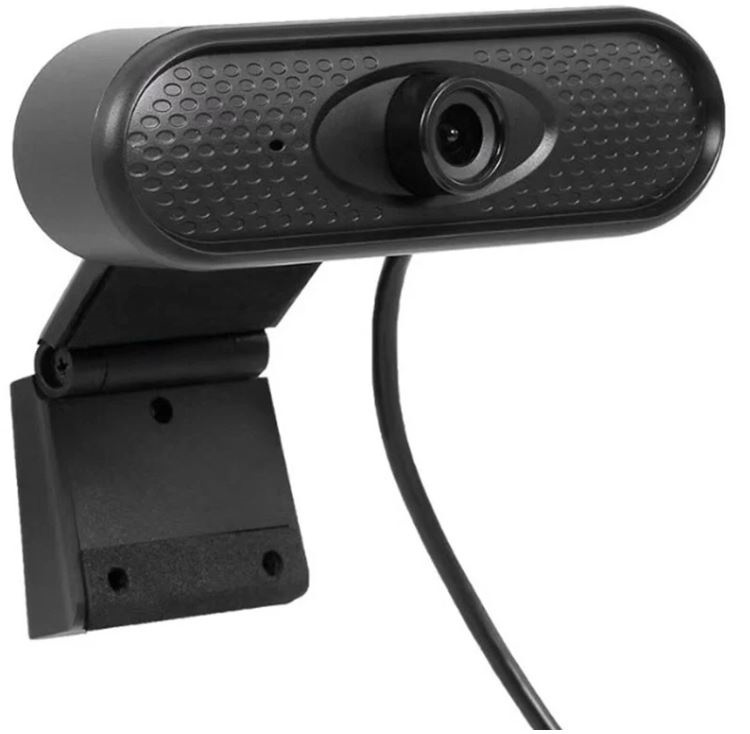 Webcam with built-in microphone, 1920x1080P, Black