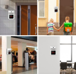 Wall-mounted Fever Thermometer with IR technology, ideal for offices Wall-mounted Fever Thermometer with IR technology, ideal for offices