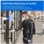 Wall-mounted Fever Thermometer with IR technology, ideal for offices Wall-mounted Fever Thermometer with IR technology, ideal for offices