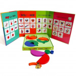 Creative puzzle with circles Creative puzzle with circles