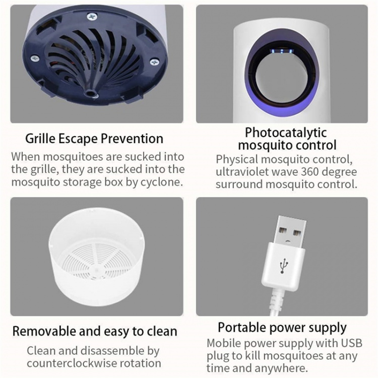 Effective mosquito killer, White