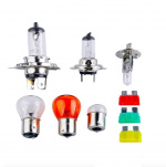 Spare parts kit with car lights, 10 pieces, H1, H4, H7.