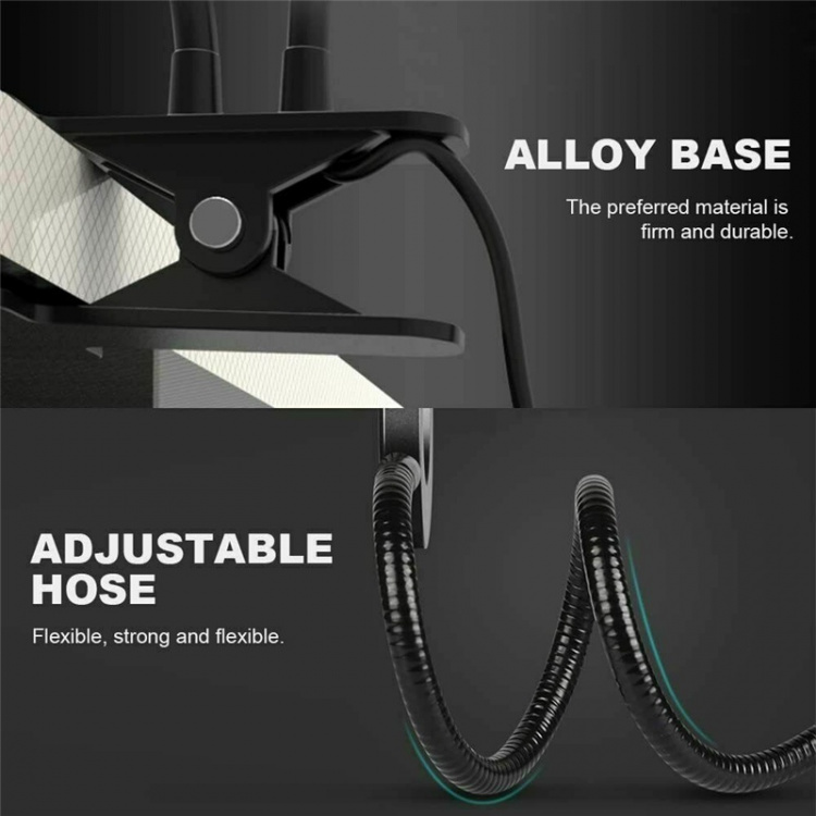 Ring light 9cm with flexible stand and mobile phone holder Ring light 9cm with flexible stand and mobile phone holder