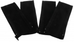 4-pack Cable cover with zipper, Black 4-pack Cable cover with zipper, Black