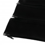 4-pack Cable cover with zipper, Black 4-pack Cable cover with zipper, Black