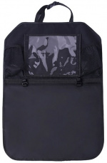 Kick cover with storage compartment, hanging hook for the car, Black Kick cover with storage compartment, hanging hook for the car, Black