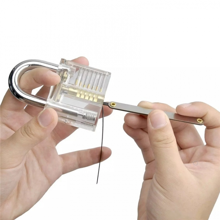 25 delars dyrkset med transparent lås