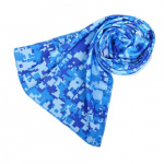 Cooling cooling towel, Blue Camouflage