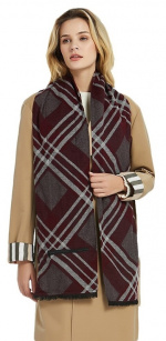 USB-powered heated scarf in super soft material USB-powered heated scarf in super soft material