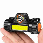 Rechargeable headlamp 1xQ5+1xCOB