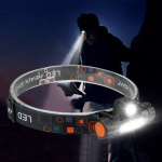 Rechargeable headlamp 1xQ5+1xCOB
