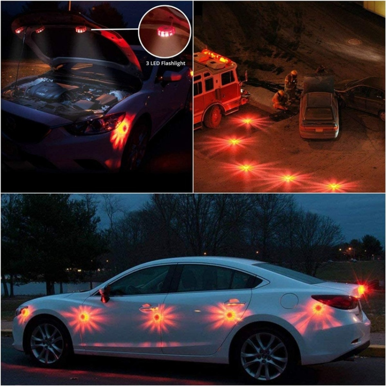 Emergency lighting LED with magnet